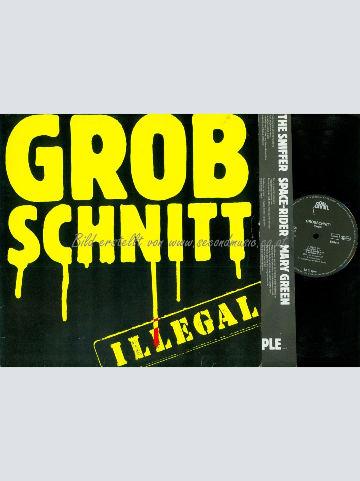 LP--GROBSCHNITT ILLEGAL //OIS // BRAIN 0060365 / DE