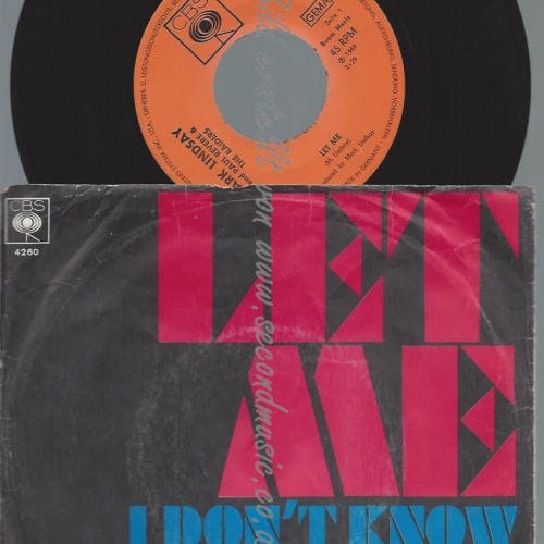 7"   Mark Lindsay Paul Revere & The Raiders  Let Me