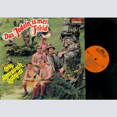 LP--  Almrausch-Quintett  Das Jodel'n Is Mei Freid