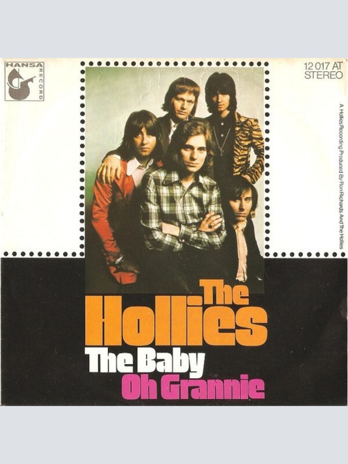 7", Single The Hollies - The Baby / Oh Grannie