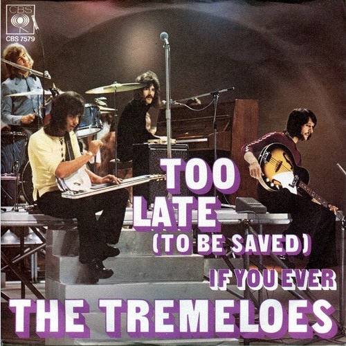 7", Single The Tremeloes - Too Late (To Be Saved)