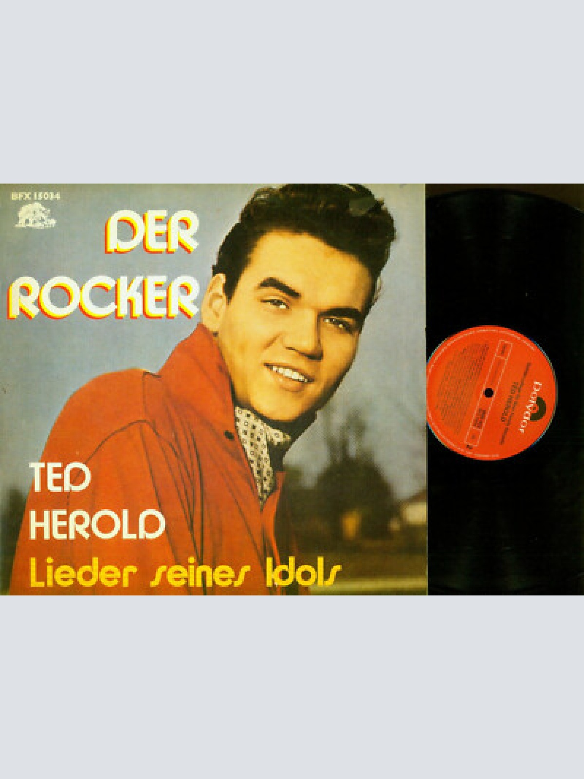 LP--Ted Herold – Der Rocker - Lieder Seines Idols