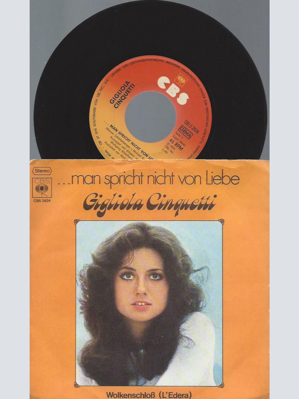 7"    Gigliola Cinquetti  ...Man Spricht Nicht Von Liebe