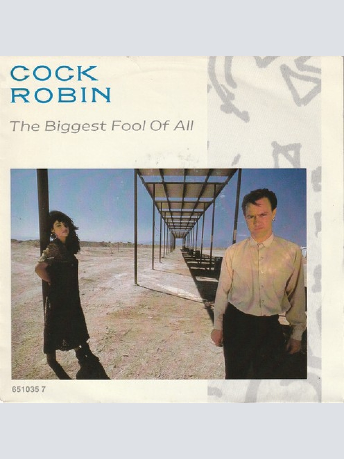 7", Single Cock Robin - The Biggest Fool Of All