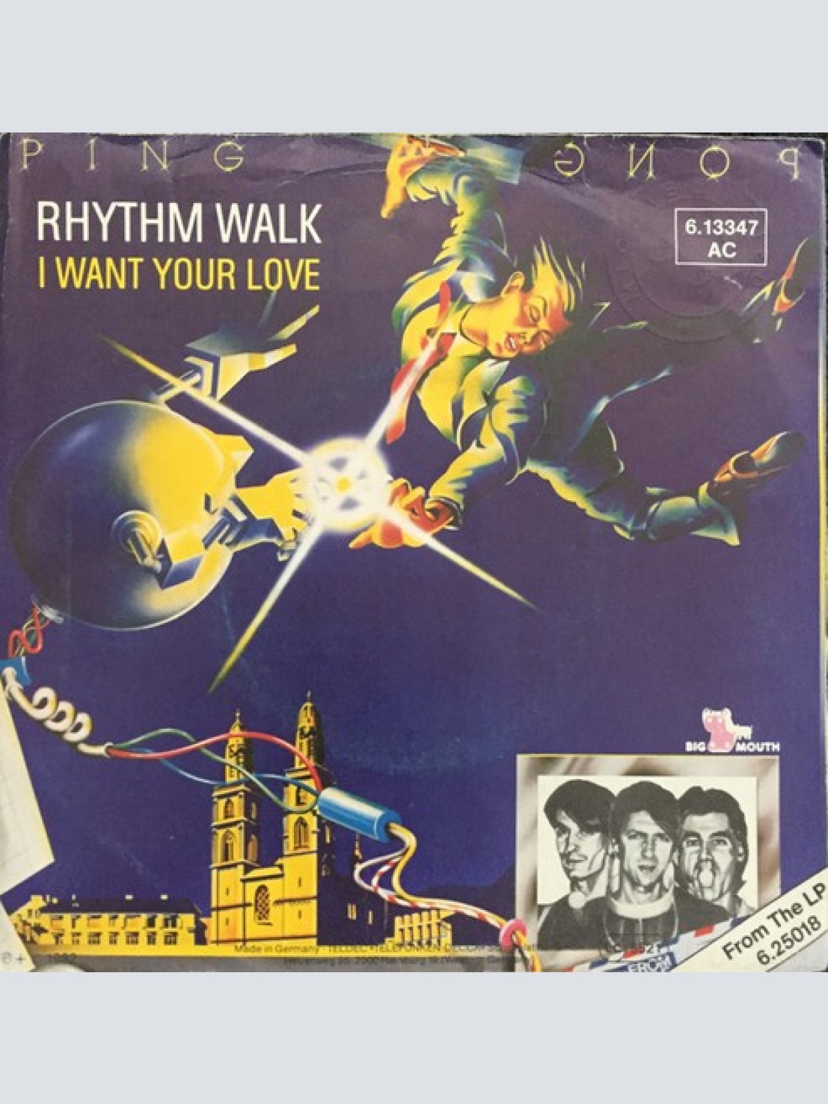7", Single Ping Pong - Rhythm Walk / I Want Your Love