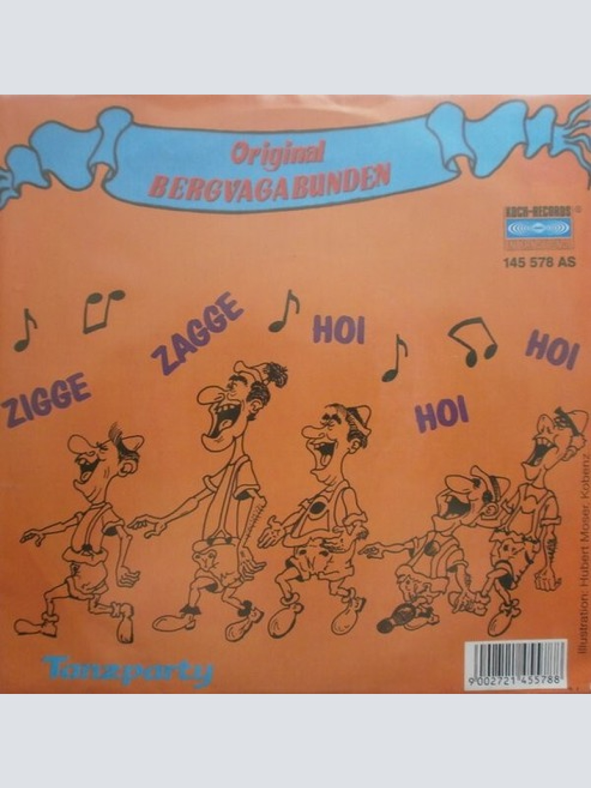 7", Single Original Bergvagabunden - Zigge - Zagge, Hoi, Hoi, Hoi