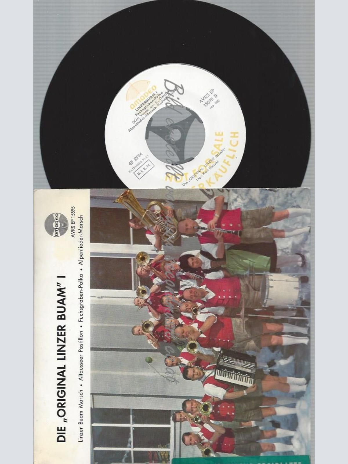 7"  Linzer Buam – Die "Original Linzer Buam" 1  // PROMO