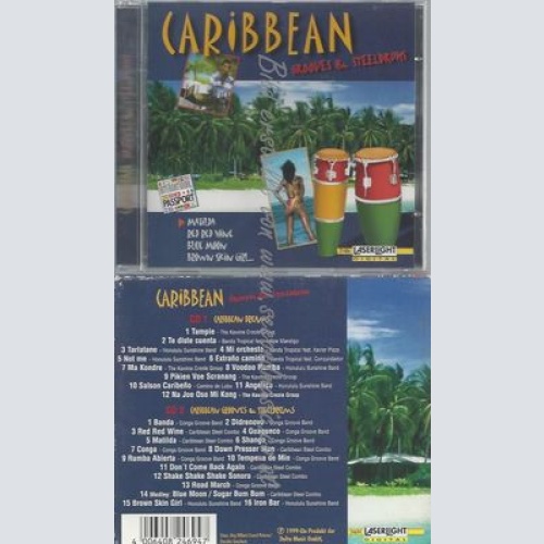 CD--VARIOUS--CARIBBEAN GROOVES & STEELDRUMS | DOPPEL-CD