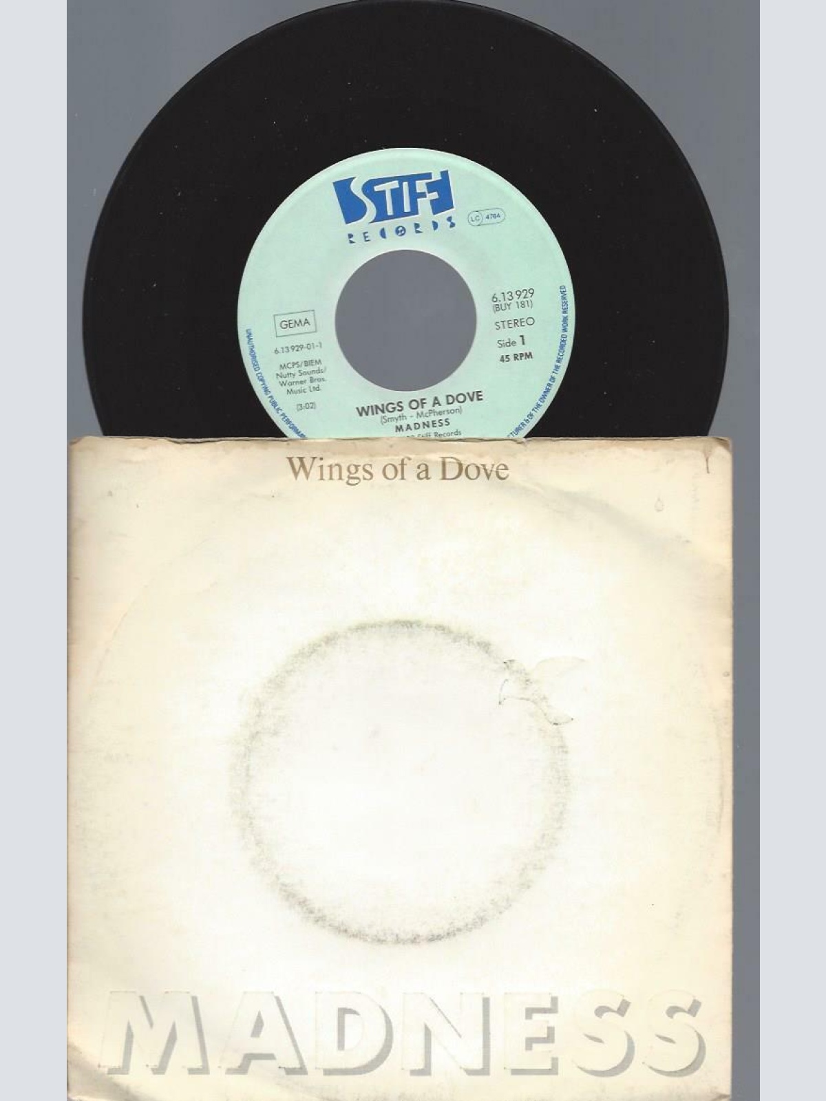 7"   Madness – Wings Of A Dove