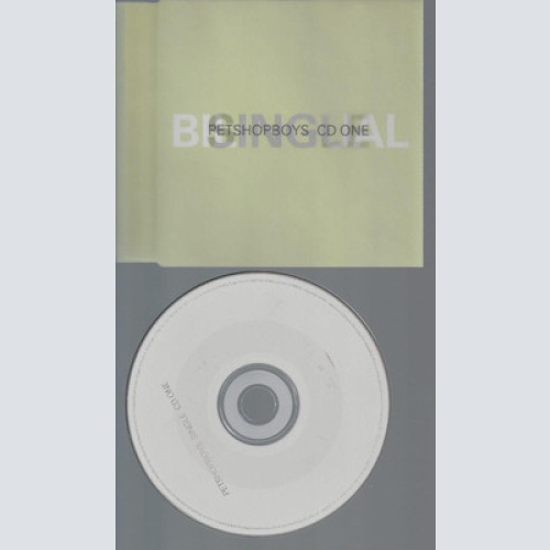 CD-PET SHOP BOYS  SINGLE CD ONE  PROMO