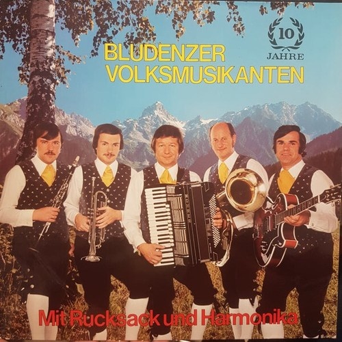 LP Bludenzer Volksmusikanten - Mit Rucksack Und Harmonika