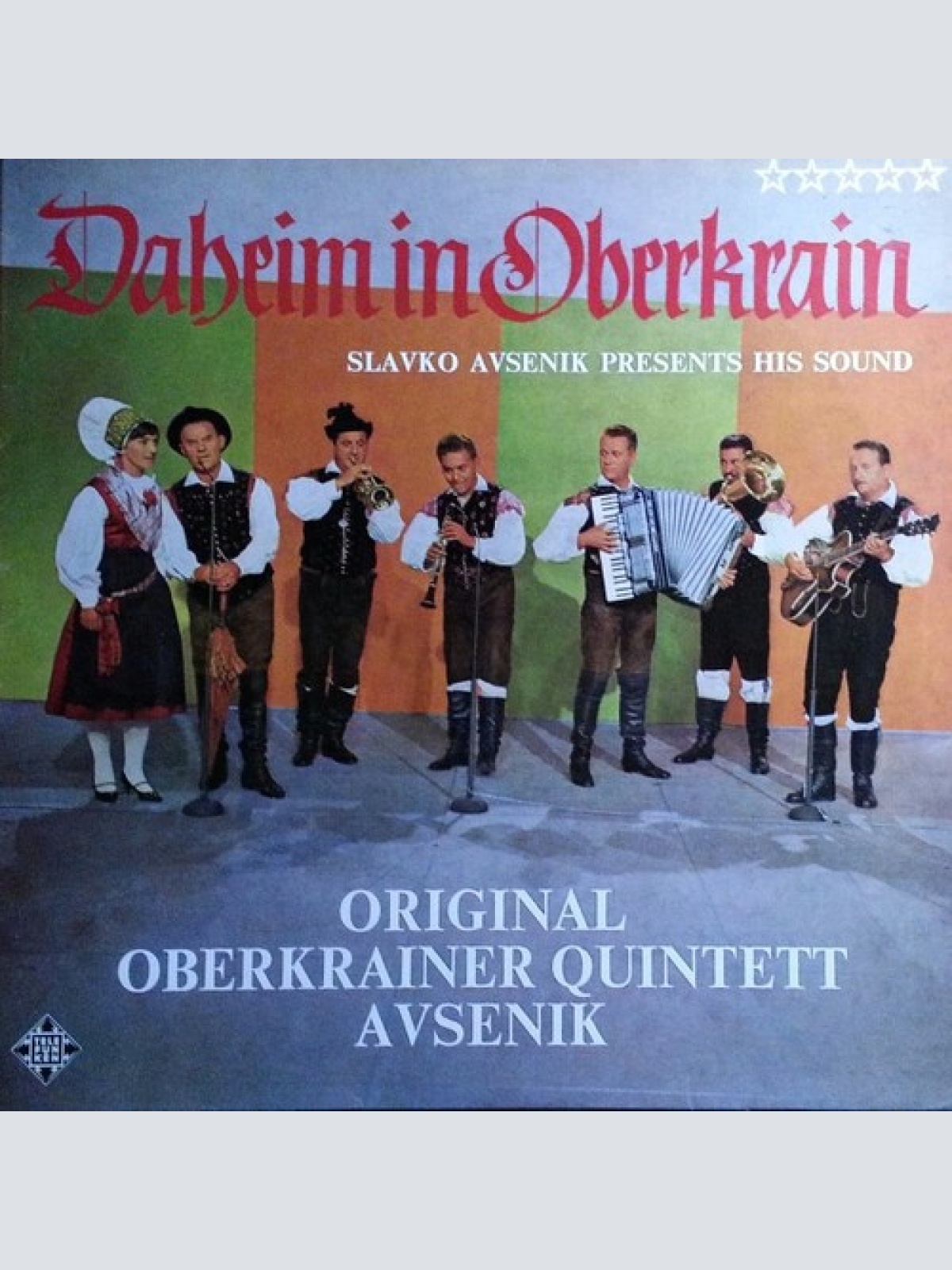 LP Original Oberkrainer Quintett Avsenik* - Daheim In Oberkrain