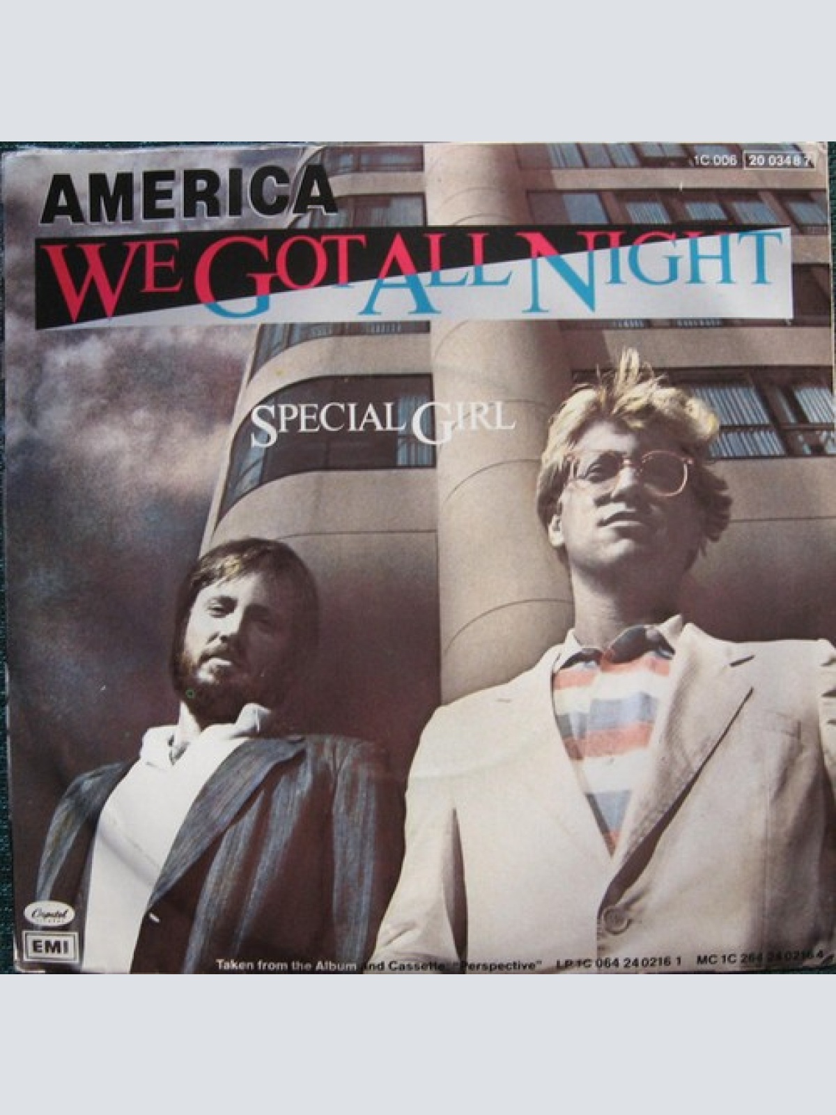 7", Single America (2) - We Got All Night