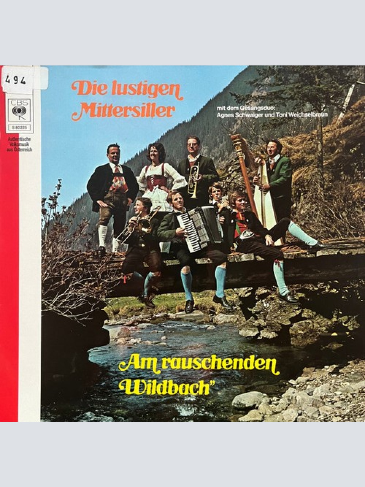 LP, Album Die Lustigen Mittersiller* - Am Rauschenden Wildbach