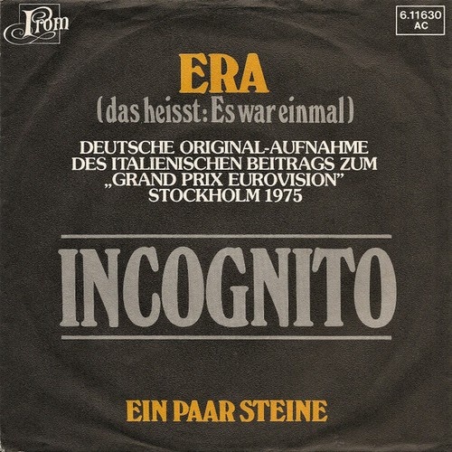 7", Single Incognito (20) - Era