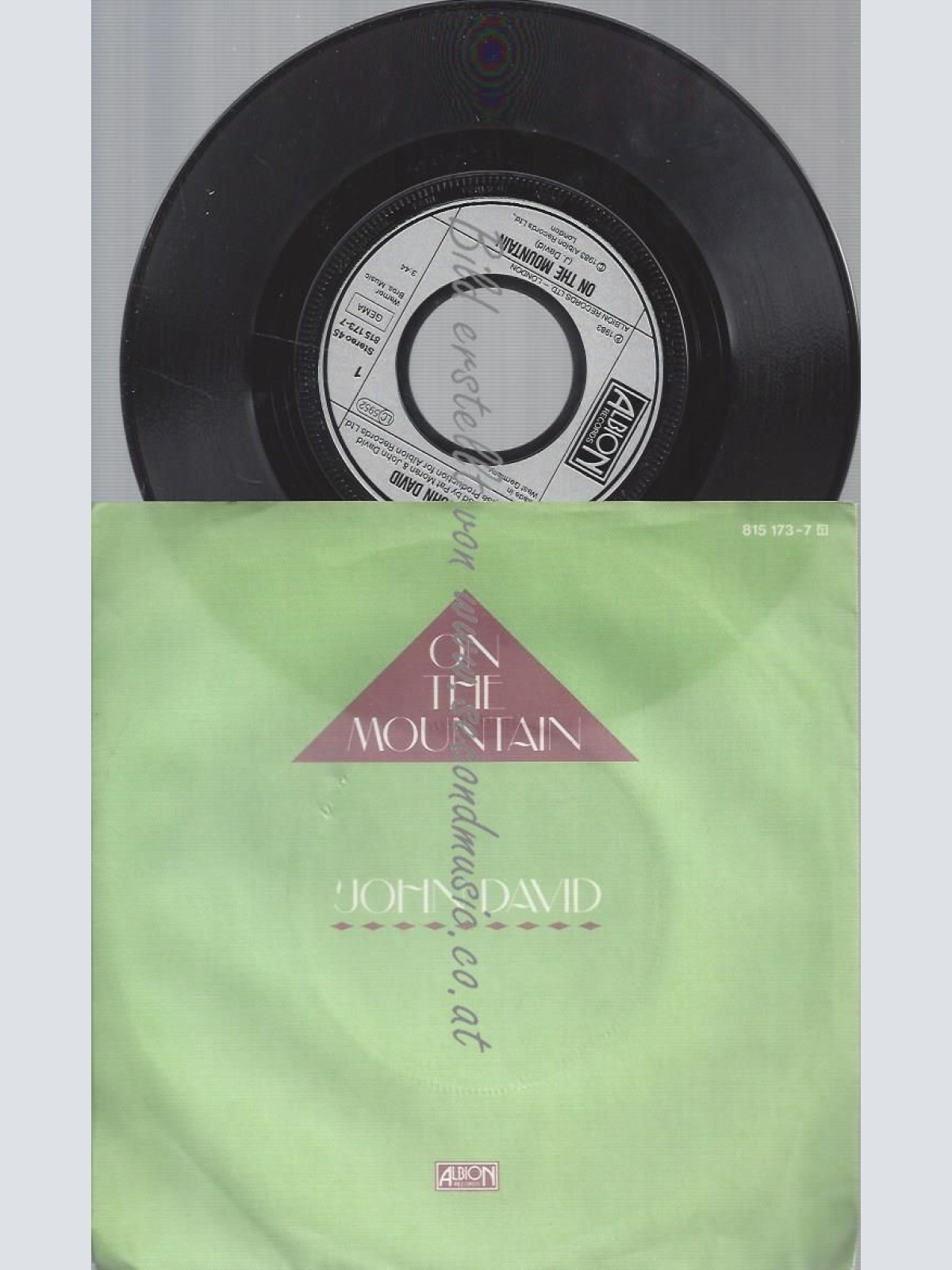 7" John David  On The Mountain