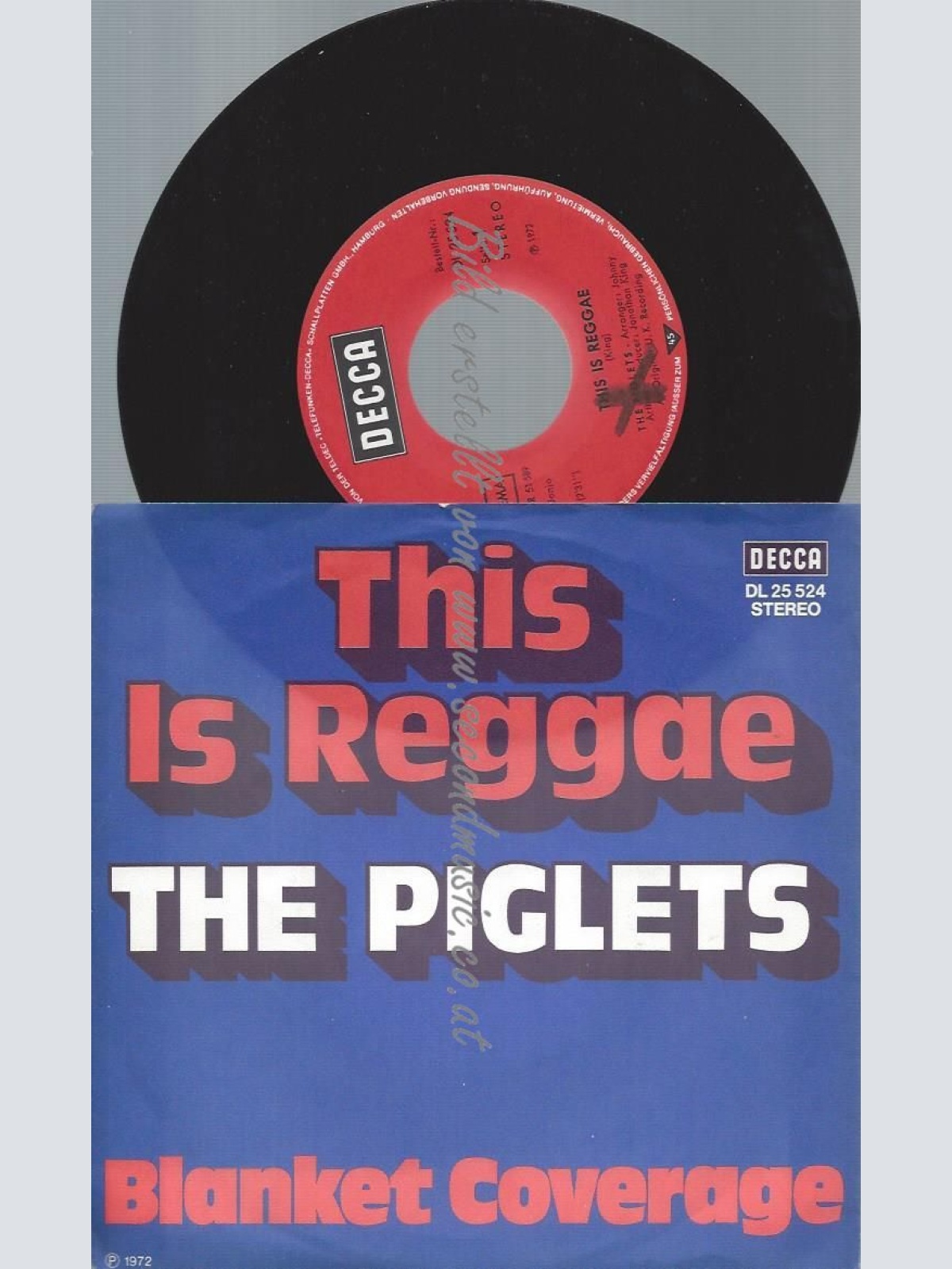 7"   The Piglets – This Is Reggae
