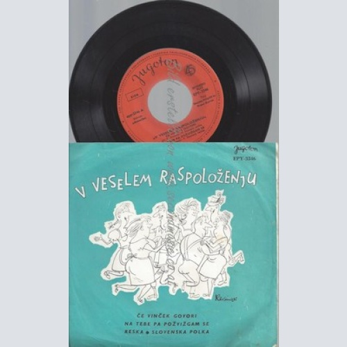 7"--KVINTET AVSENIK----EP-- V VESELEM RASPOLOZENJU