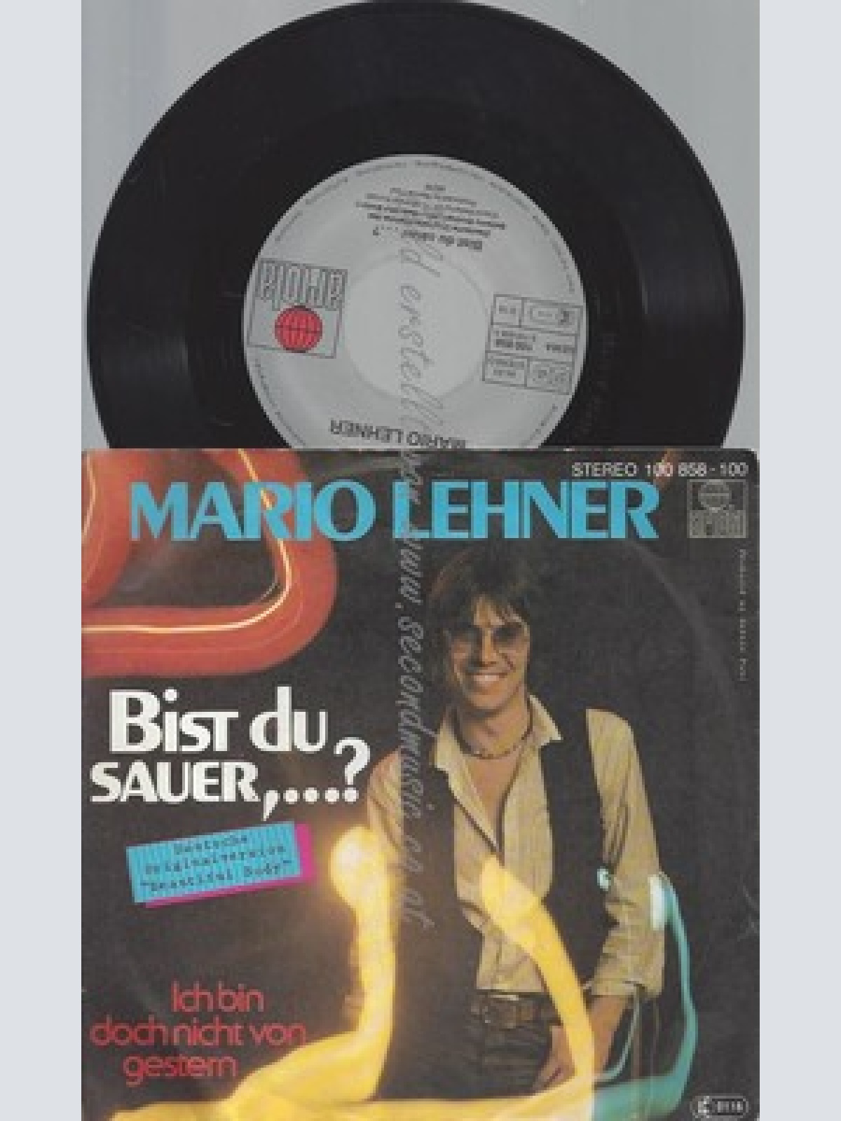 7"--MARIO LEHNER--BIST DU SAUER