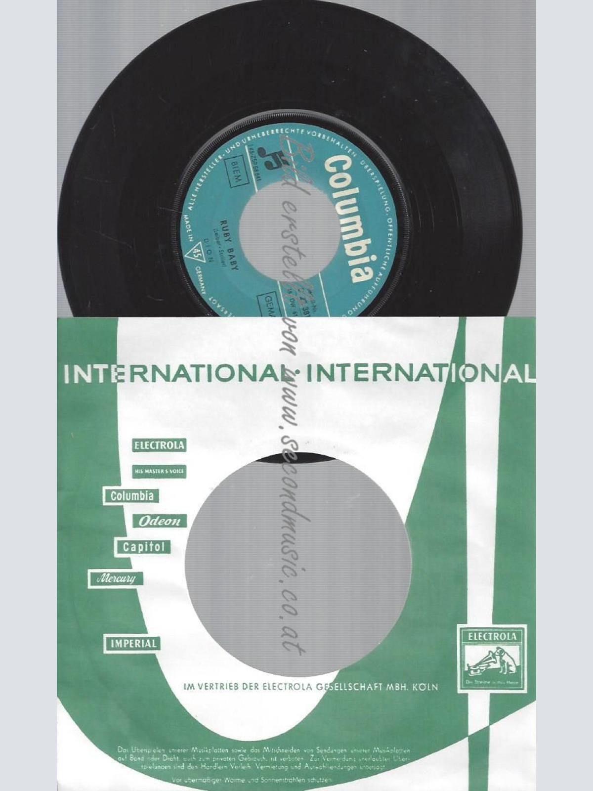 7" Dion – Ruby Baby