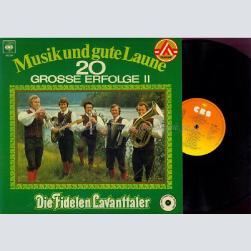 LP---  Die Fidelen Lavanttaler  Musik Und Gute Laune - 20 Grosse Erfolge II