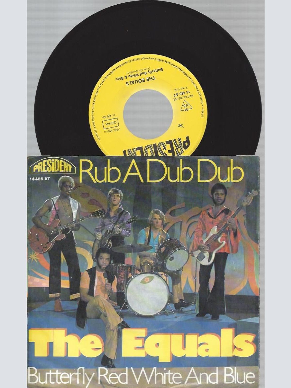 7"   The Equals  Rub A Dub Dub
