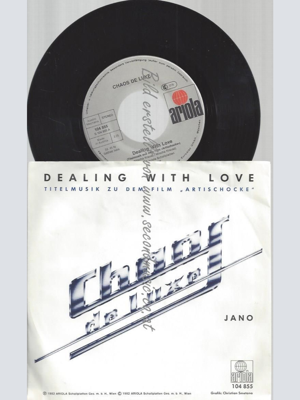 7" CHAOS DE LUXE DEALING WITH LOVE // HANSI DUJMIC