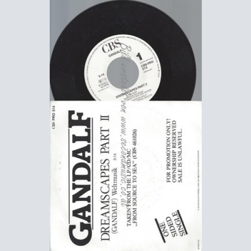 7"--GANDALF--DREAMSCAPES PART II--PROMO