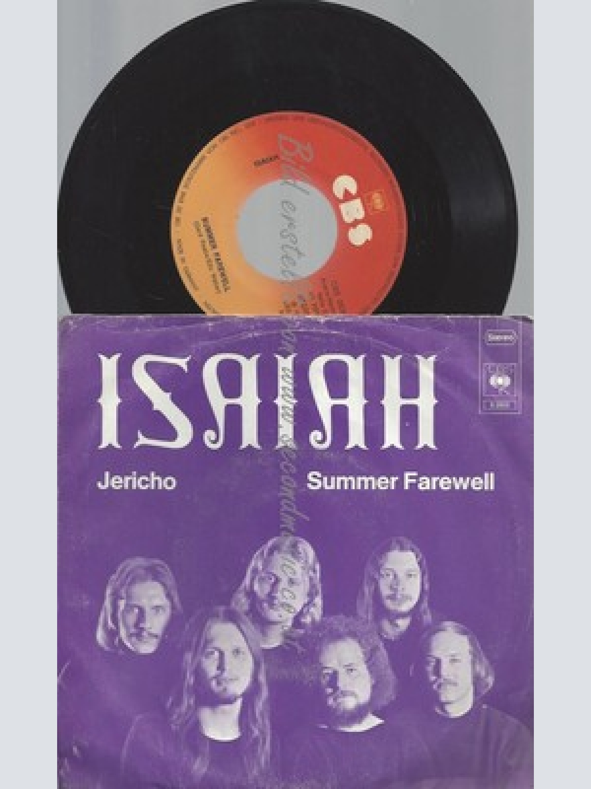 7"--ISAIAH--JERICHO--SUMMER FAREWELL-CBS 3502