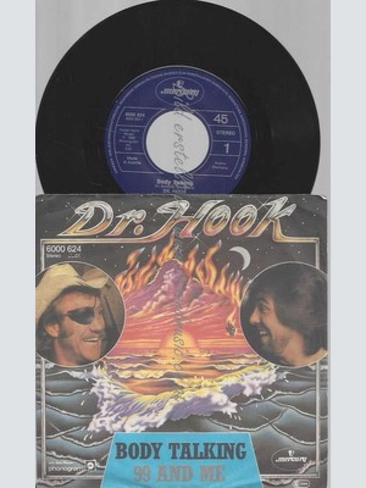 7"--DR HOOK--BODY TALKING--AUSTRO MECHANA