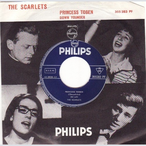 7", Single, Mono The Scarlets - Down Yonder / Princess Toben