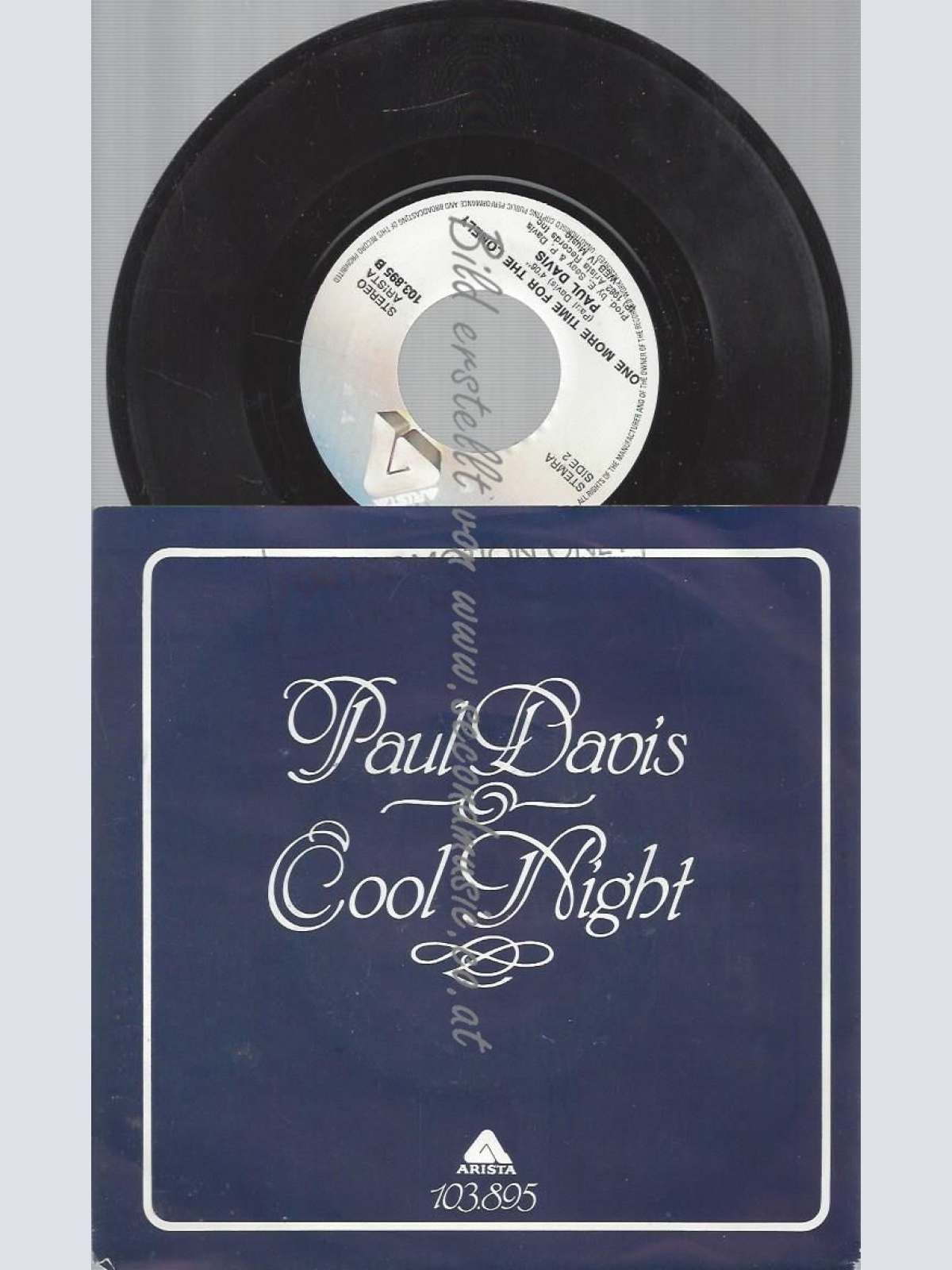 7" Paul Davis   Cool Night