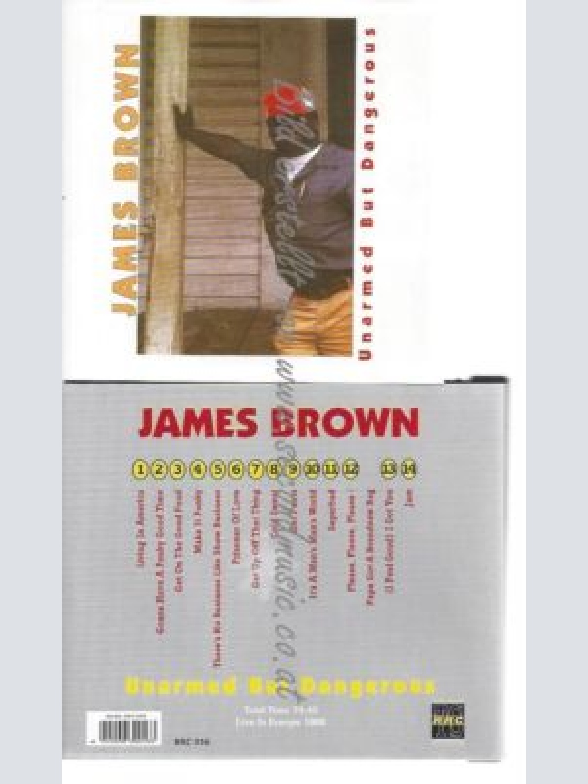 CD--JAMES BROWN--    UNARMED BUT DANGEROUS