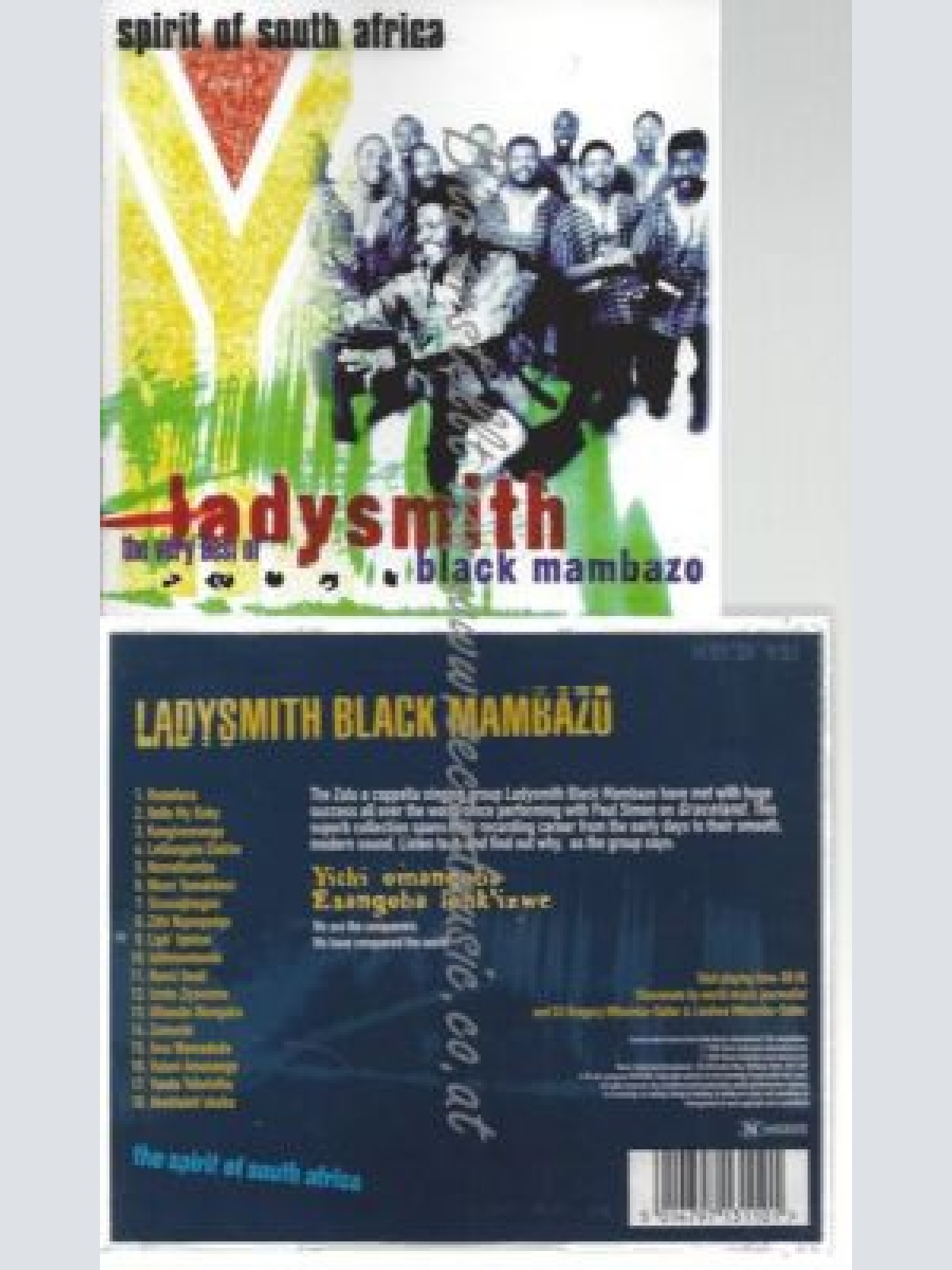 CD-- Ladysmith Black Mambazo – Spirit Of South Africa -  Best Of