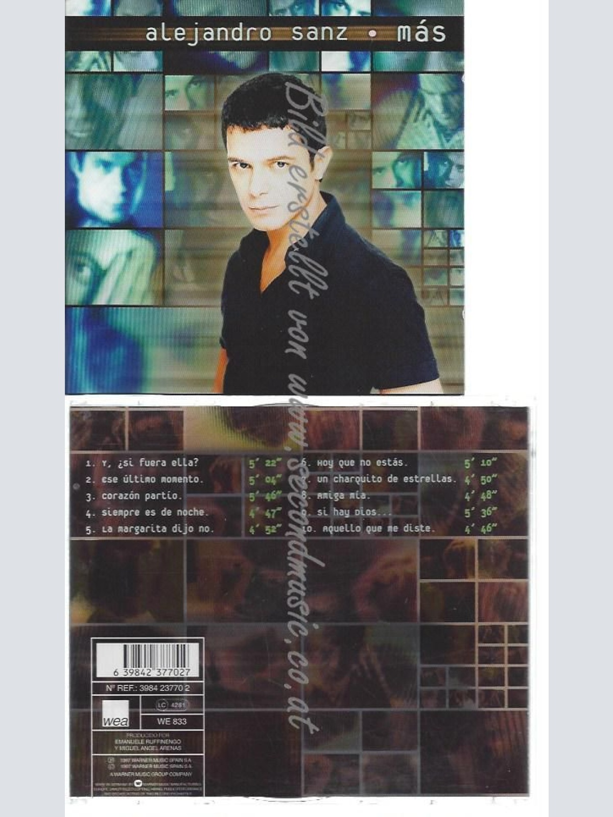 CD--ALEJANDRO SANZ--    MAS Y REMEZCLAS | DOPPEL-CD