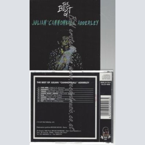 CD--JILIAN CANNONBALL ADDERLEY--    THE BEST OF