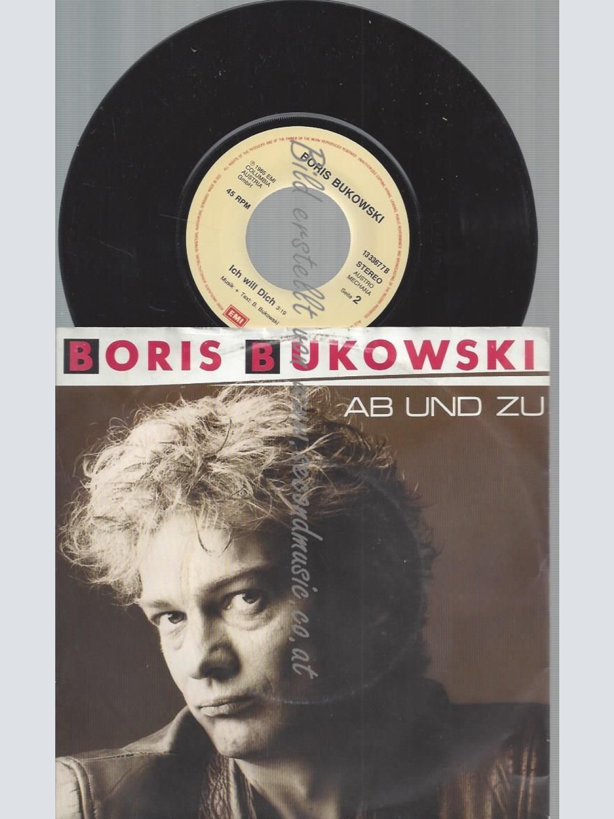 7" BORIS BUKOWSKI  AB UND ZU