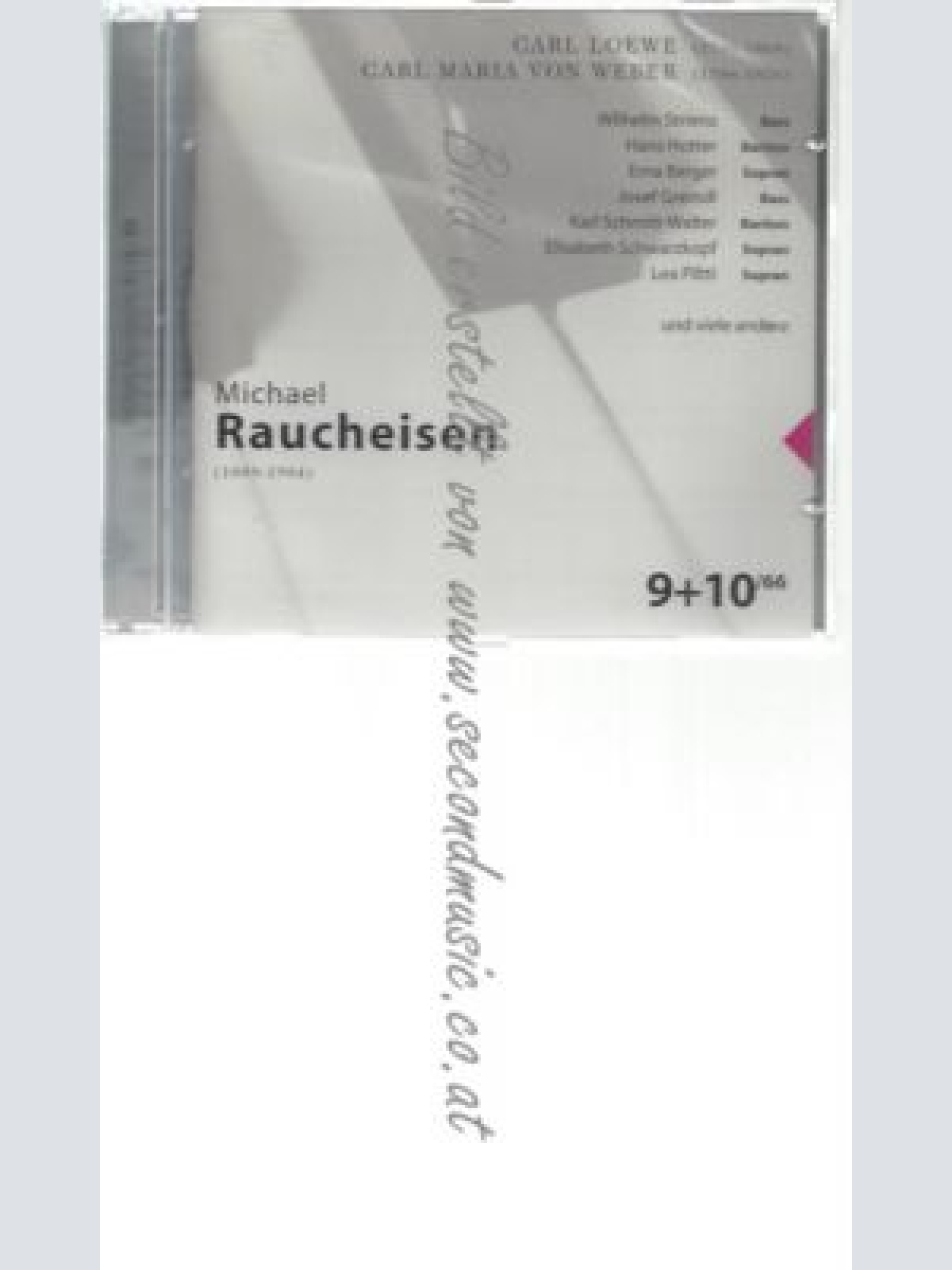 CD- CARL MAIA / WEBER CARL LOEWE UND MICHAEL RAUCHEISEN-