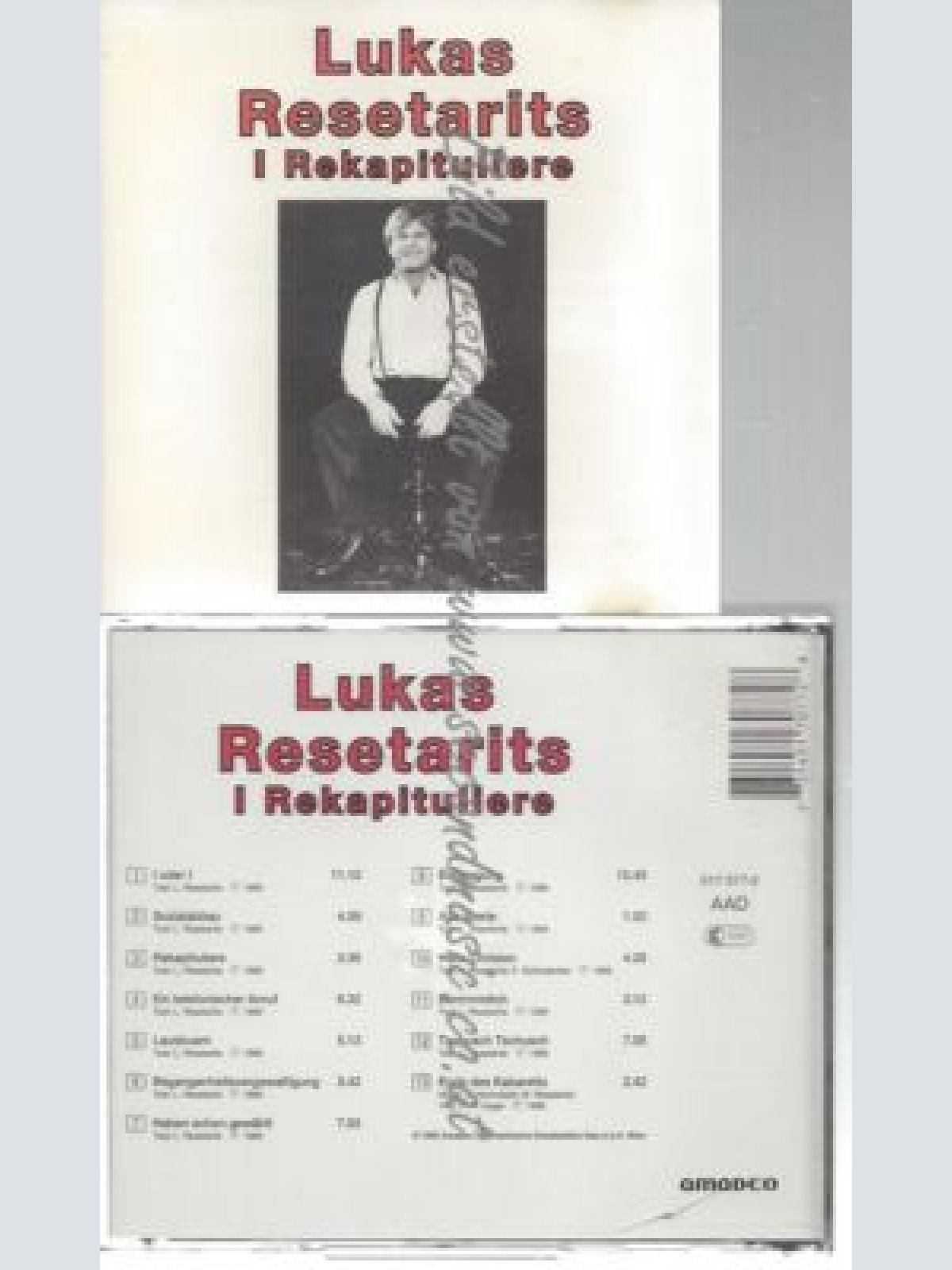 CD--LUKAS RESETARITS--    I REKAPITULIERE
