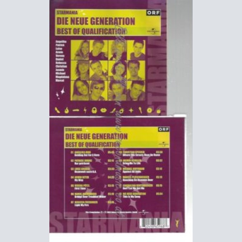 CD-- STARMANIA DIE NEUE GENERATION - BEST OF QUALIFICATION