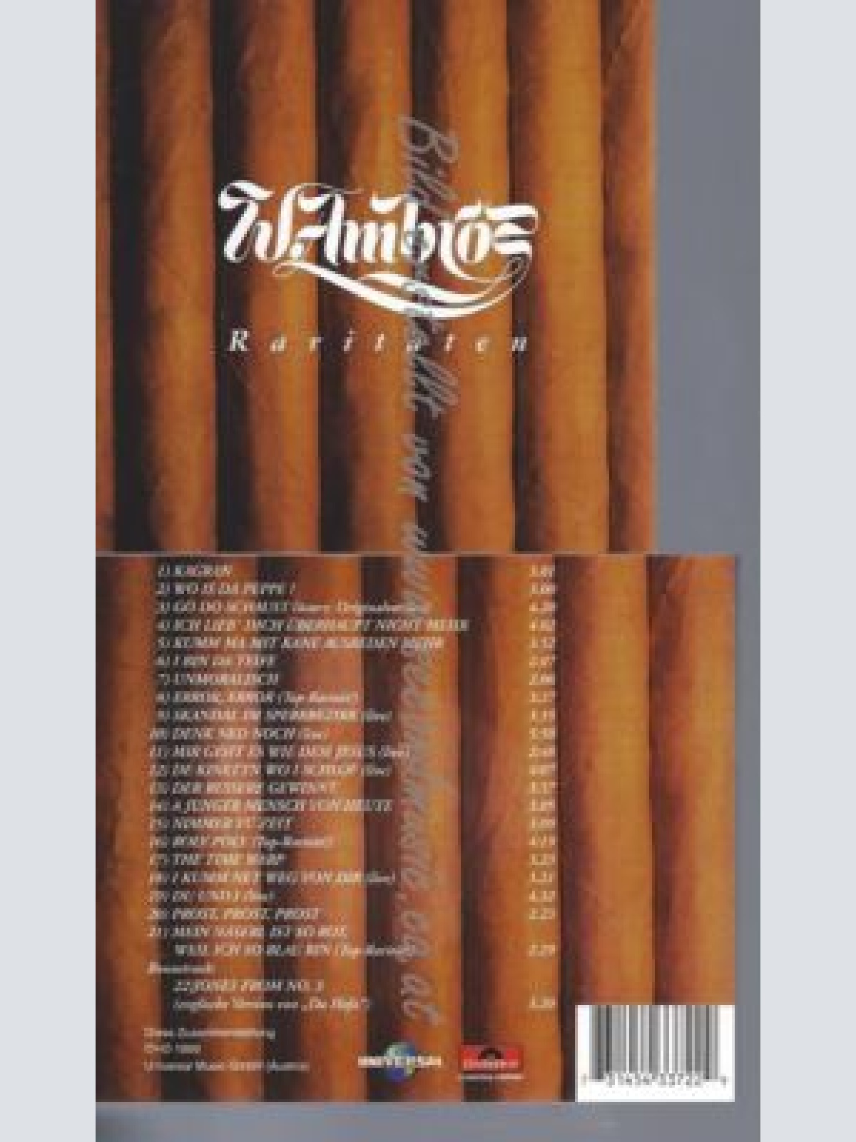 CD--WOLFGANG AMBROS--    RARITÄTEN