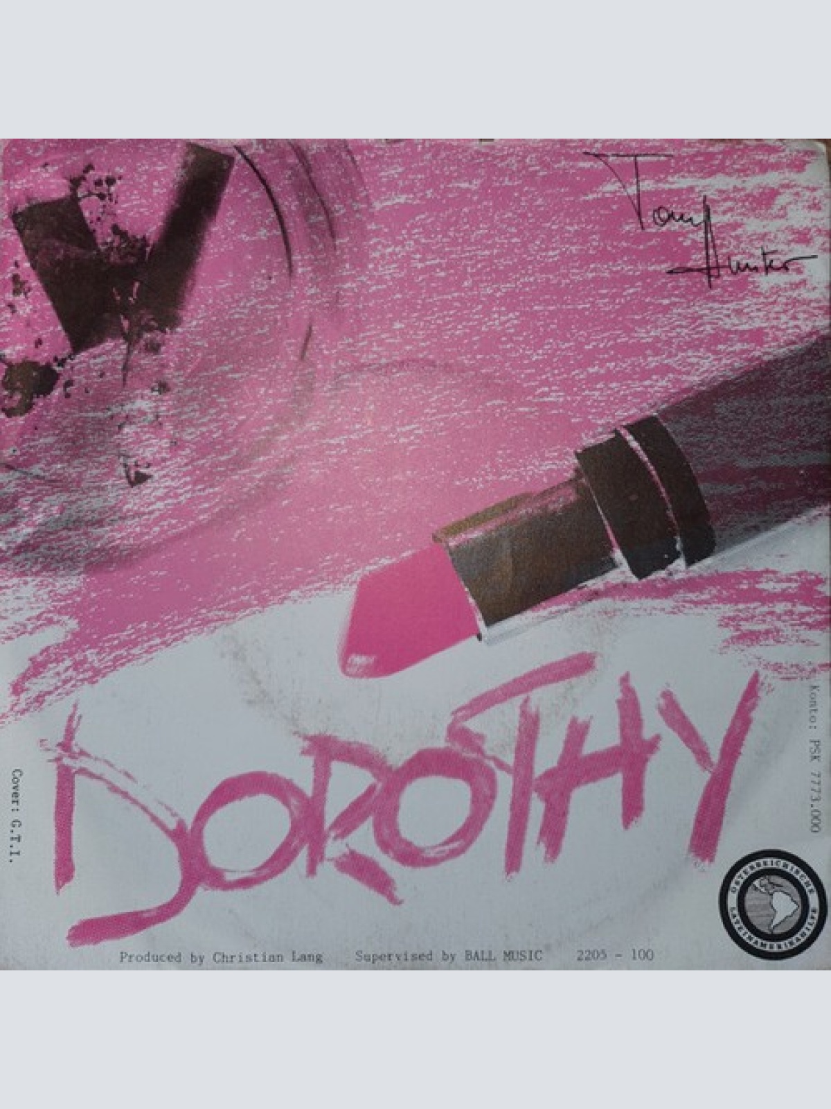 7" Tom Hunter (15) - Dorothy