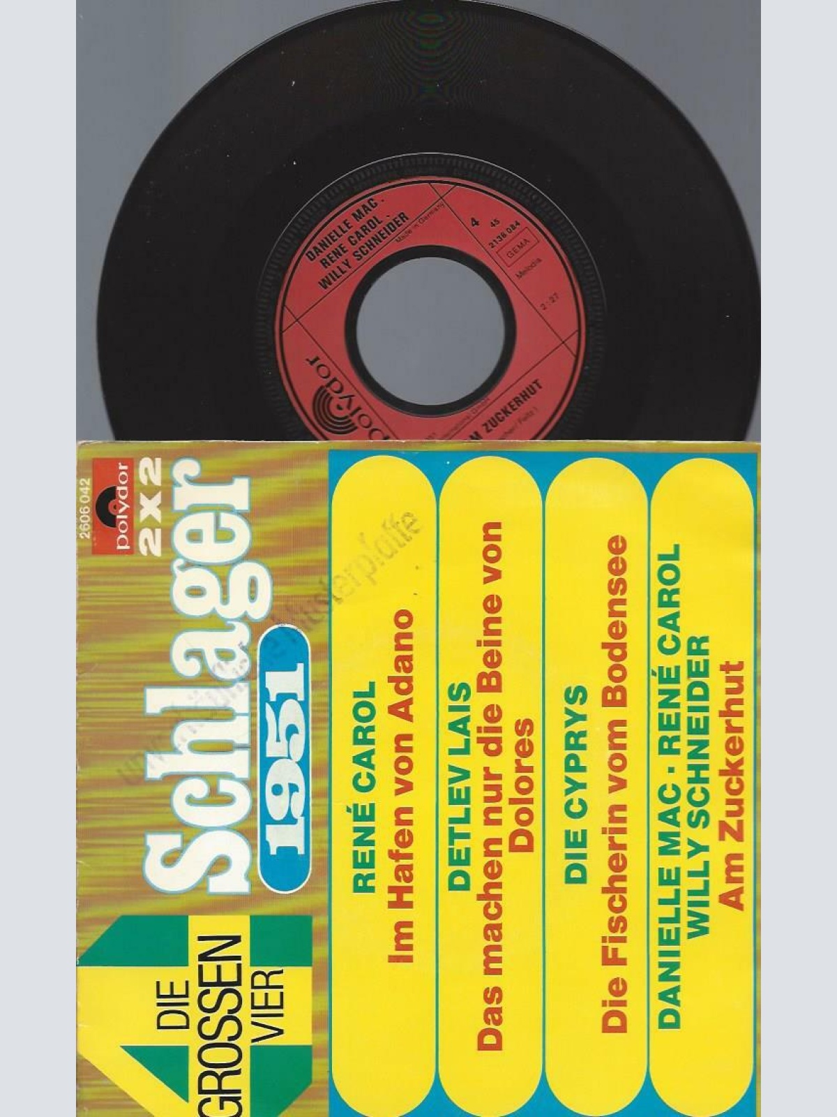 7" Die Grossen Vier - Schlager 1951