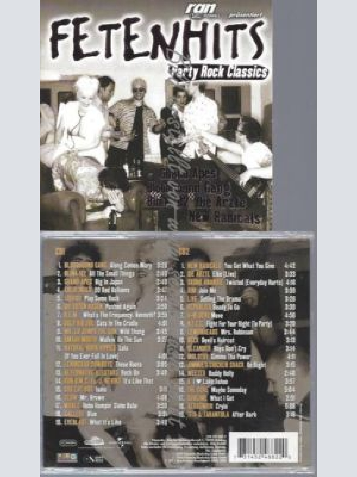 CD--VARIOUS--    FETENHITS - PARTY ROCK CLASSICS | DOPPEL-CD