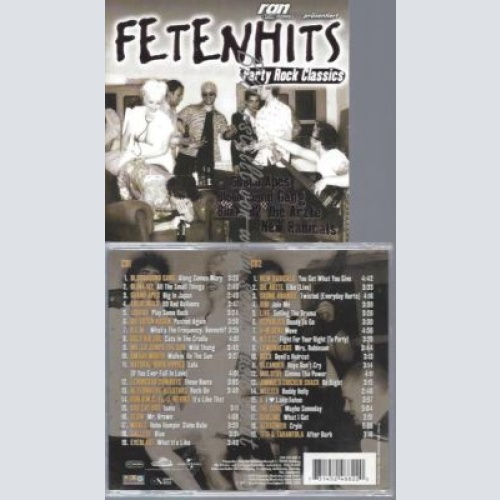 CD--VARIOUS--    FETENHITS - PARTY ROCK CLASSICS | DOPPEL-CD