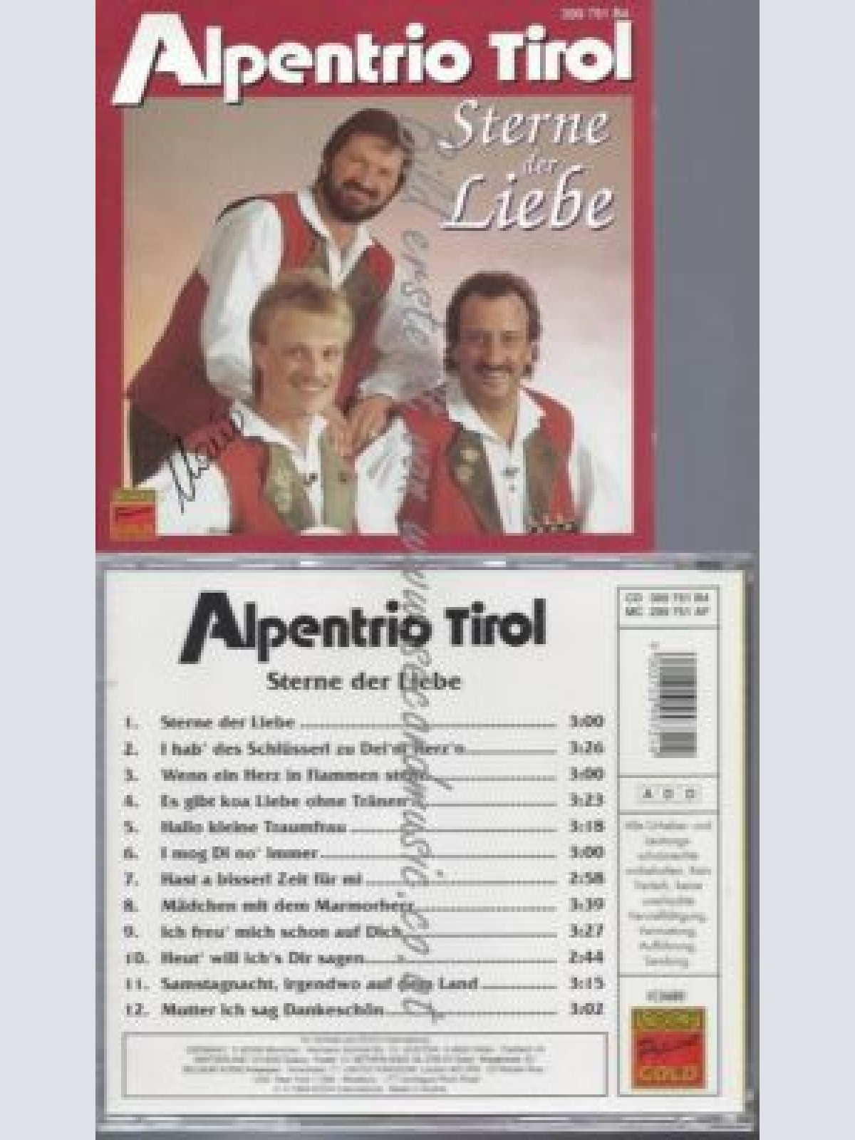 CD--ALPENTRIO TIROL--    STERNE DER LIEBE