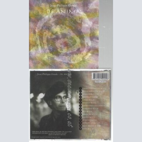 CD--JEAN-PHILIPPE GOUDE--    GOUDE: DE ANIMA