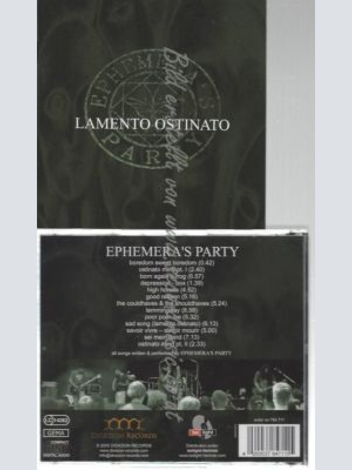 CD--EPHEMERA'S PARTY--    LAMENTO OSTINATO
