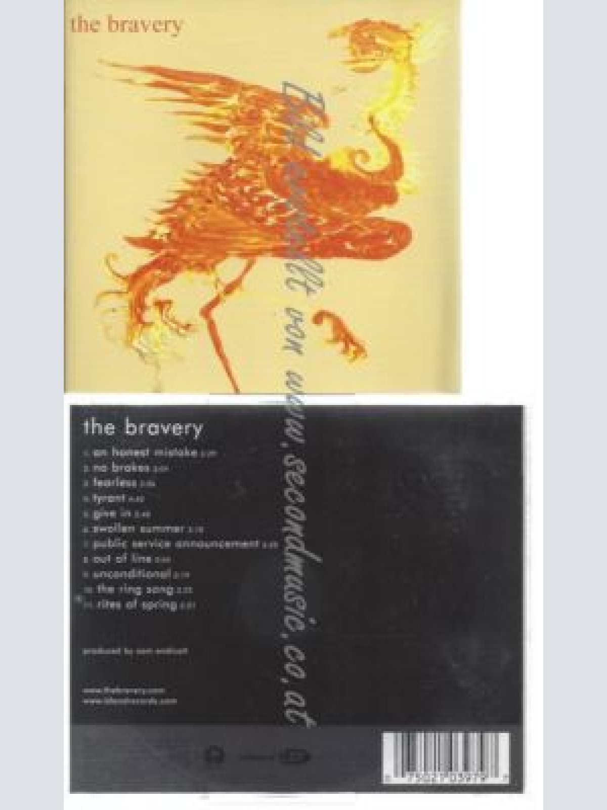 CD--THE BRAVERY--    THE BRAVERY