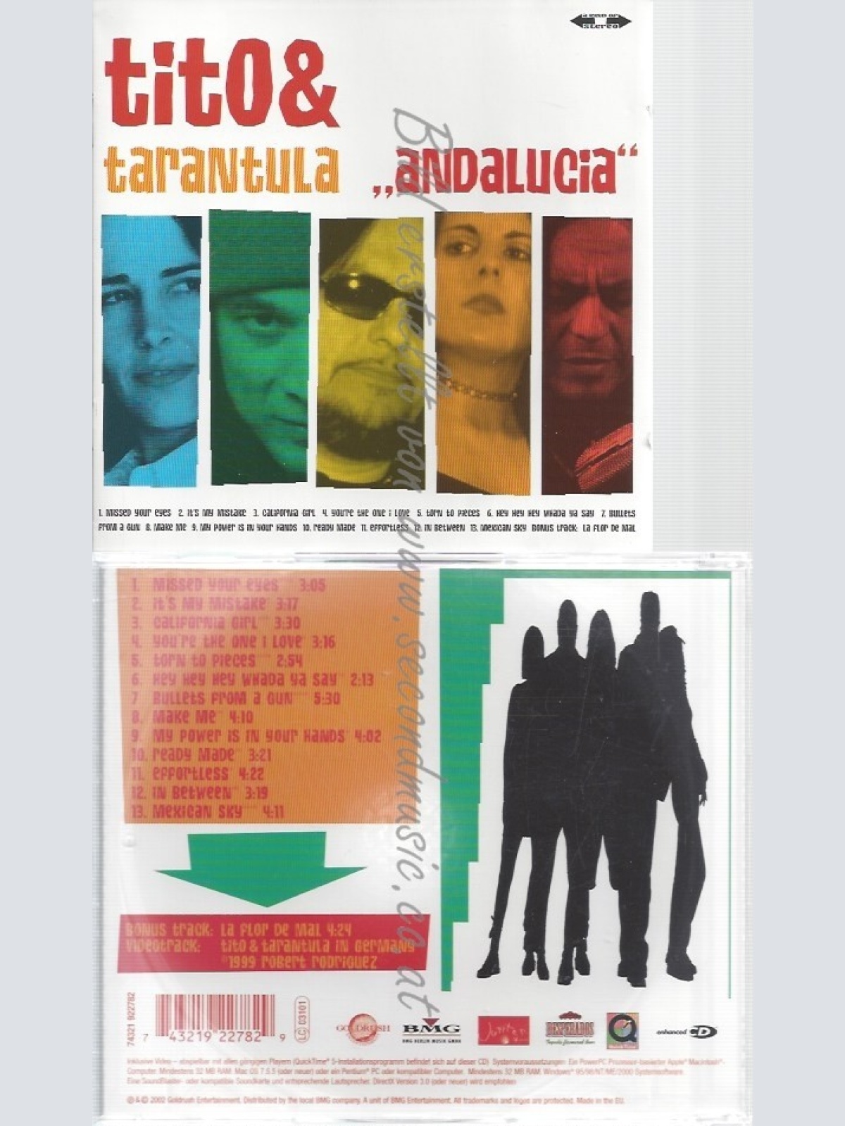 CD--TITO & TARANTULA--    ANDALUCIA